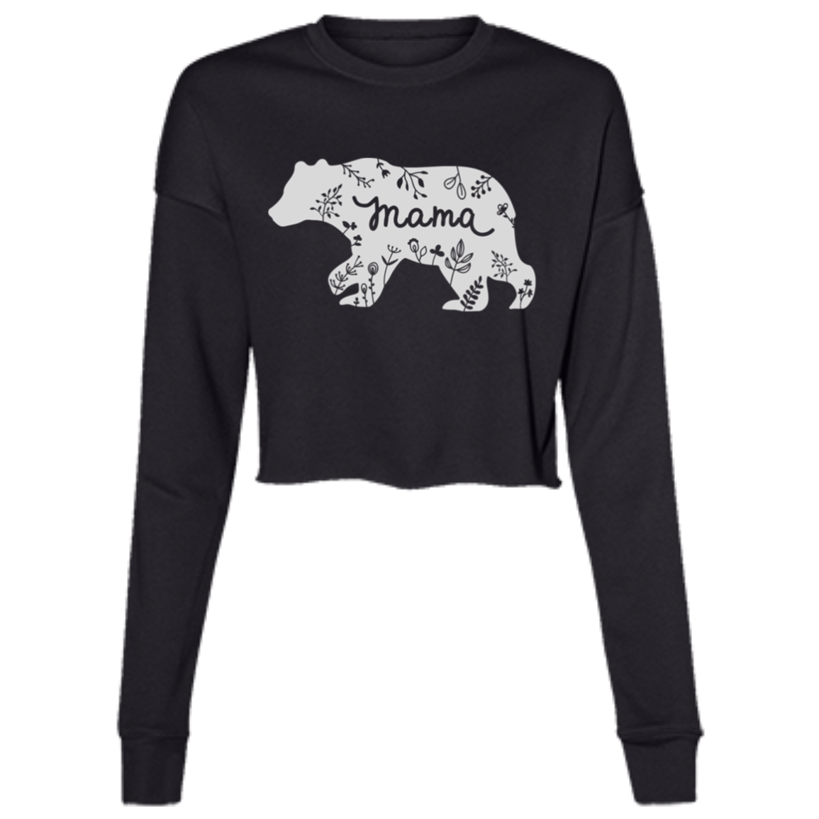 MAMA BEAR B7503 Ladies' Cropped Fleece Crew
