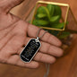 To My Son | From Dad | Military Chain
