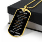 To My Son | From Mom | Military Chain