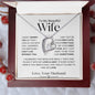To My Beautiful Wife | Forever Love Necklace