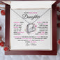 To My Beautiful Daughter | Forever Love Necklace