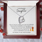 To My Beautiful Daughter | Dad to Daughter | Forever Love Necklace