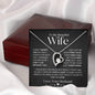 To My Beautiful Wife | Forever Love Necklace