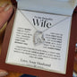 To My Beautiful Wife | Forever Love Necklace