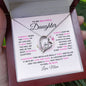To My Beautiful Daughter | Forever Love Necklace