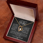 To My Beautiful Wife | Forever Love Necklace