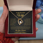 To My Beautiful Wife | Forever Love Necklace | Black & Gold