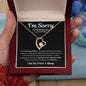I'm Sorry For Hurting You | Forever Love Necklace