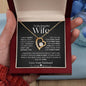 To My Beautiful Wife | Forever Love Necklace
