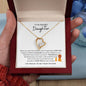 To My Beautiful Daughter | Dad to Daughter | Forever Love Necklace