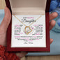 To My Beautiful Daughter | Forever Love Necklace