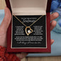 To My Beautiful Soulmate | Always and Forever | Forever Love Necklace