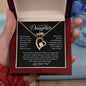 To My Daughter | Never Forget That I Love You - Forever Love Necklace