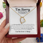 I'm Sorry For Hurting You | Forever Love Necklace