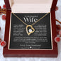To My Beautiful Wife | Forever Love Necklace