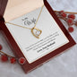 To My Wife | Love Your Husband | Forever Love Necklace