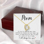 Mom | Always Be Tied To Home | Forever Love Necklace