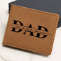 We Love You Dad Leather Wallet