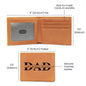 We Love You Dad Leather Wallet