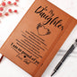 To My Daughter | Graduation | Love Dad | Leather Journal
