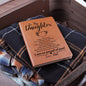 To My Daughter | Graduation | Love Dad | Leather Journal