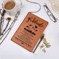 To The Graduate Leather Journal | Graduation Gift | Class of 2024