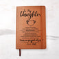 To My Daughter | Graduation | Love Dad | Leather Journal