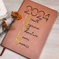 2024 "GOALS" Leather Journal
