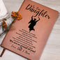 To Our Daughter | Graduation | Love Mom & Dad | Leather Journal