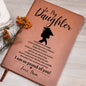 Daughter Leather Journal | Graduation Gift | Love Mom
