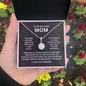 To My Beloved Mom | You Were My First Home | Eternal Hope Necklace