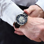 Stepped Up Dad Watch Openwork Watch | Genuine Leather Strap | Splash Resistant