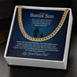 To My Bonus Son | Thank You - Cuban Link Chain