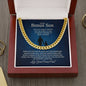 To My Bonus Son | Thank You - Cuban Link Chain