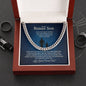 To My Bonus Son | Thank You - Cuban Link Chain