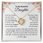 To My Beautiful Daughter | Love & Light | Love Knot Necklace