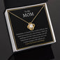 To My Mom | I Love You Forever and Always | Love Knot Necklace