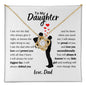 To My Daughter | Love Dad | Love Knot Necklace