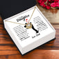 To My Daughter | Love Dad | Love Knot Necklace