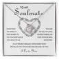 To My Soulmate | I Love You | Love Knot Necklace