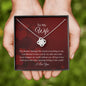 To My Wife | I Love You | Love Knot Necklace