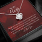 To My Wife | I Love You | Love Knot Necklace
