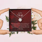 To My Wife | I Love You | Love Knot Necklace