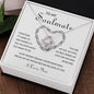 To My Soulmate | I Love You | Love Knot Necklace