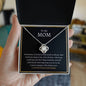To My Mom | I Love You Forever and Always | Love Knot Necklace