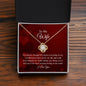 To My Wife | I Love You | Love Knot Necklace