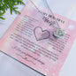 To My Beautiful Wife | I Love You, Forever & Always - Love Knot Necklace