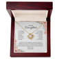 To My Daughter | I Love You - Love Knot Necklace