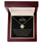 To My Mom | I Love You Forever and Always | Love Knot Necklace