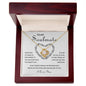 To My Soulmate | I Love You | Love Knot Necklace